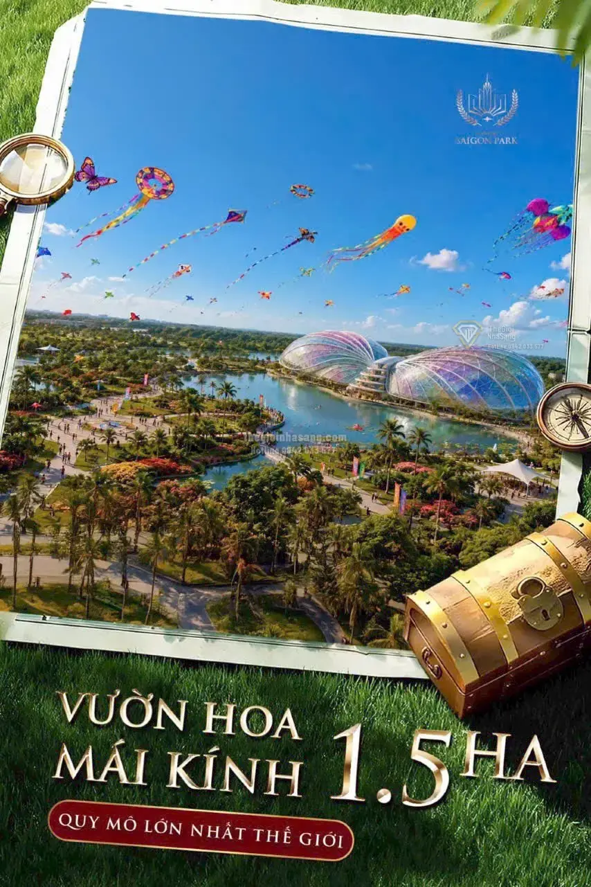 Vườn Hoa Mái Kính 1,5ha Tại Vinhomes Saigon Park: Biểu Tượng Mới Của Đô Thị Thông Minh Và Hạ Tầng Xanh