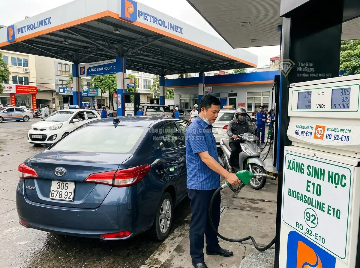 Xăng E10 và tác động đến thị trường bất động sản cùng xu hướng phát triển bền vững tại Việt Nam