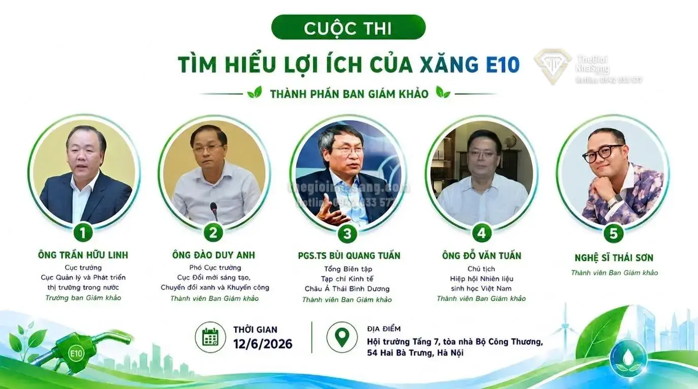 Xăng sinh học E10 và tác động đến xu hướng đầu tư bất động sản xanh tại Việt Nam
