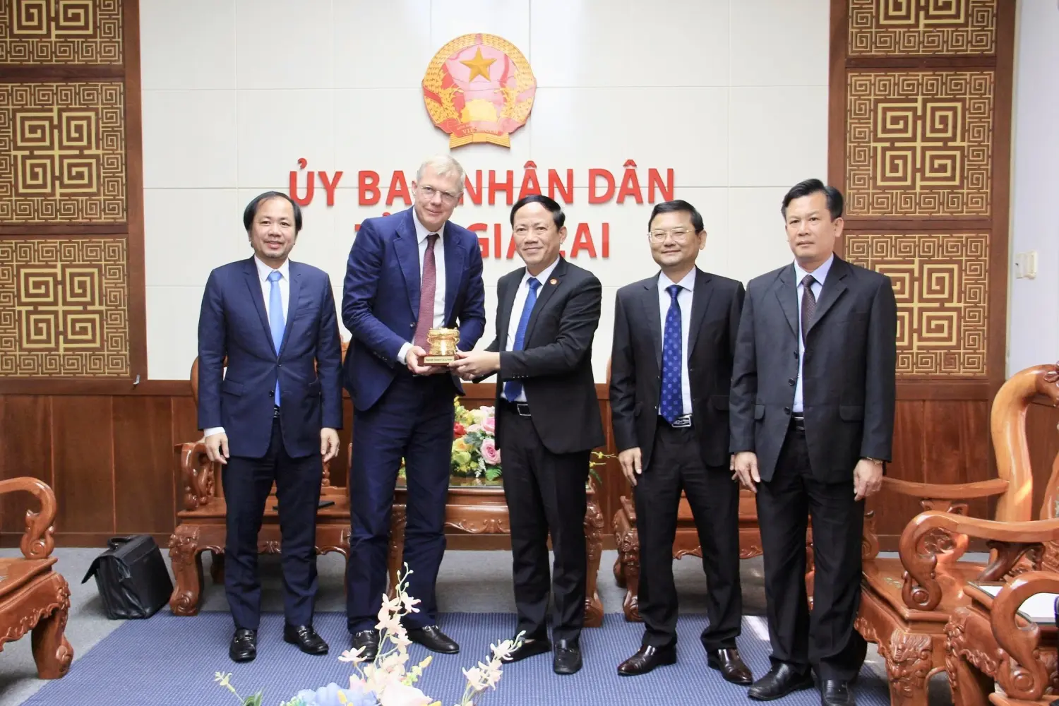 Chủ tịch UBND tỉnh Gia Lai tiếp và làm việc với Tập đoàn CTP Hà Lan về hợp tác đầu tư