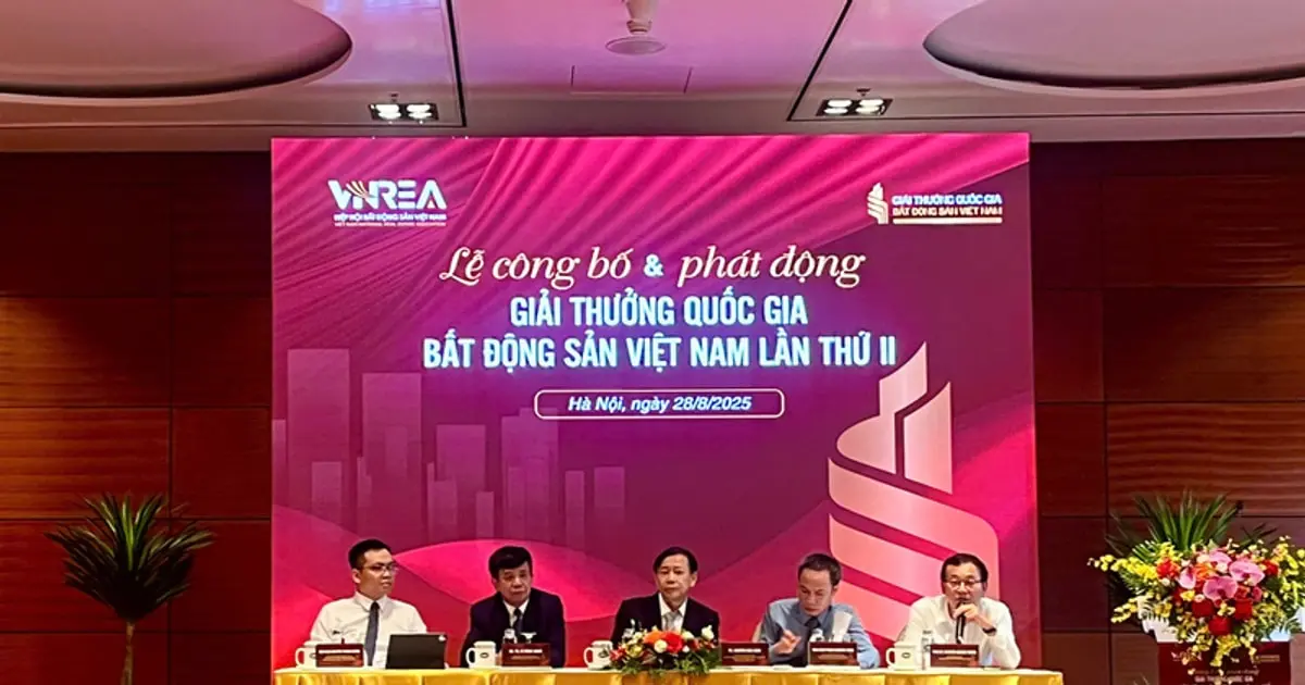 Giải thưởng Quốc gia Bất động sản Việt Nam lần II: Động lực cho thị trường minh bạch ...