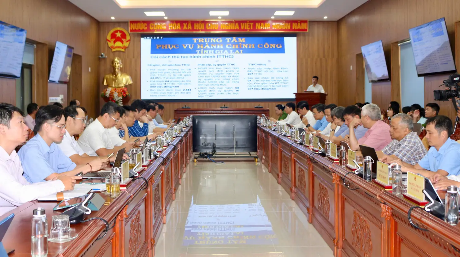 Đoàn kiểm tra cải cách hành chính của Bộ Nội vụ làm việc với UBND tỉnh Gia Lai