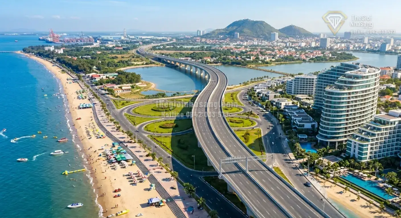 ao tốc Biên Hòa - Vũng Tàu kết nối bất động sản hàng hiệu