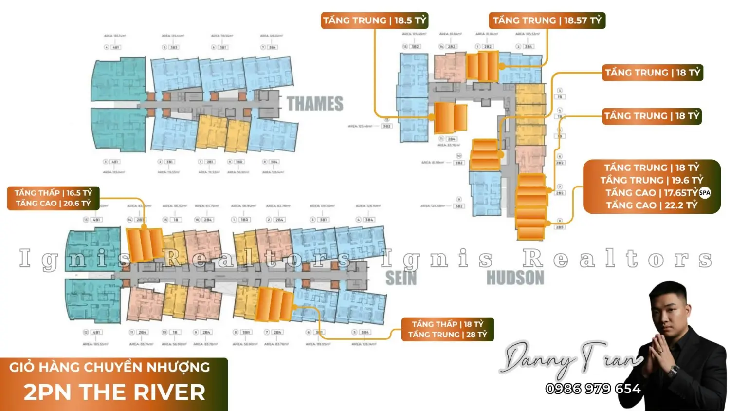 Bán Căn Hộ Cao Cấp 2PN View Sông Sài Gòn Tại Vinhomes Central Park, Bình Thạnh