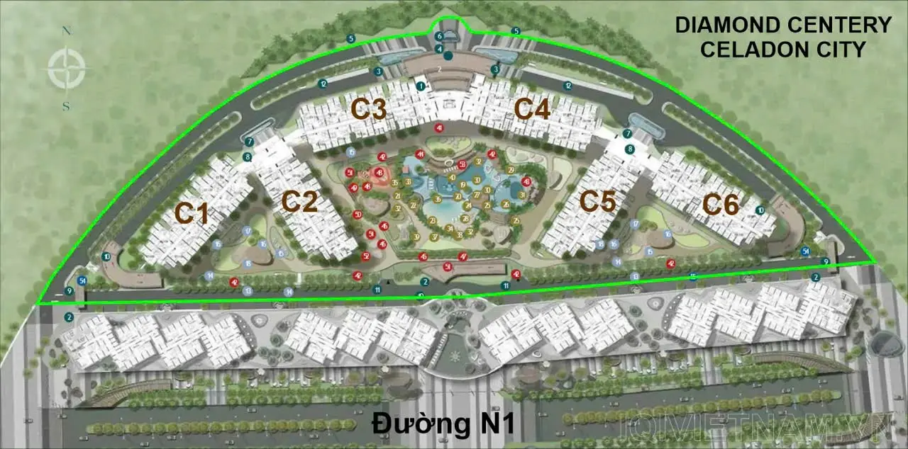 Bán Căn Hộ Cao Cấp 2PN, Full Nội Thất Nhập Khẩu, Celadon City, Tân Phú - Giá Tốt!