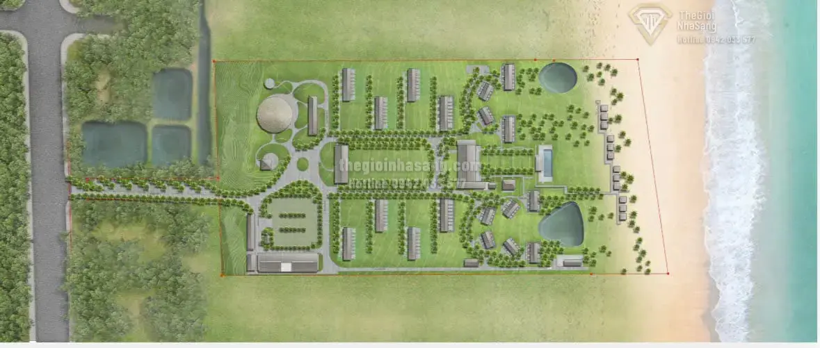 Bán Khu Du Lịch Sinh Thái Biển Bình Thuận diện tích 79000m2 nhiều tỷ