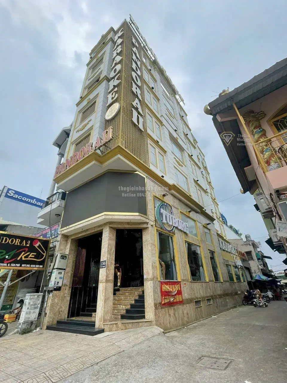 Bán Tòa Nhà Góc 2 Mặt Tiền Tây Thạnh Quận Tân Phú 409m2 7 Tầng 100 Tỷ