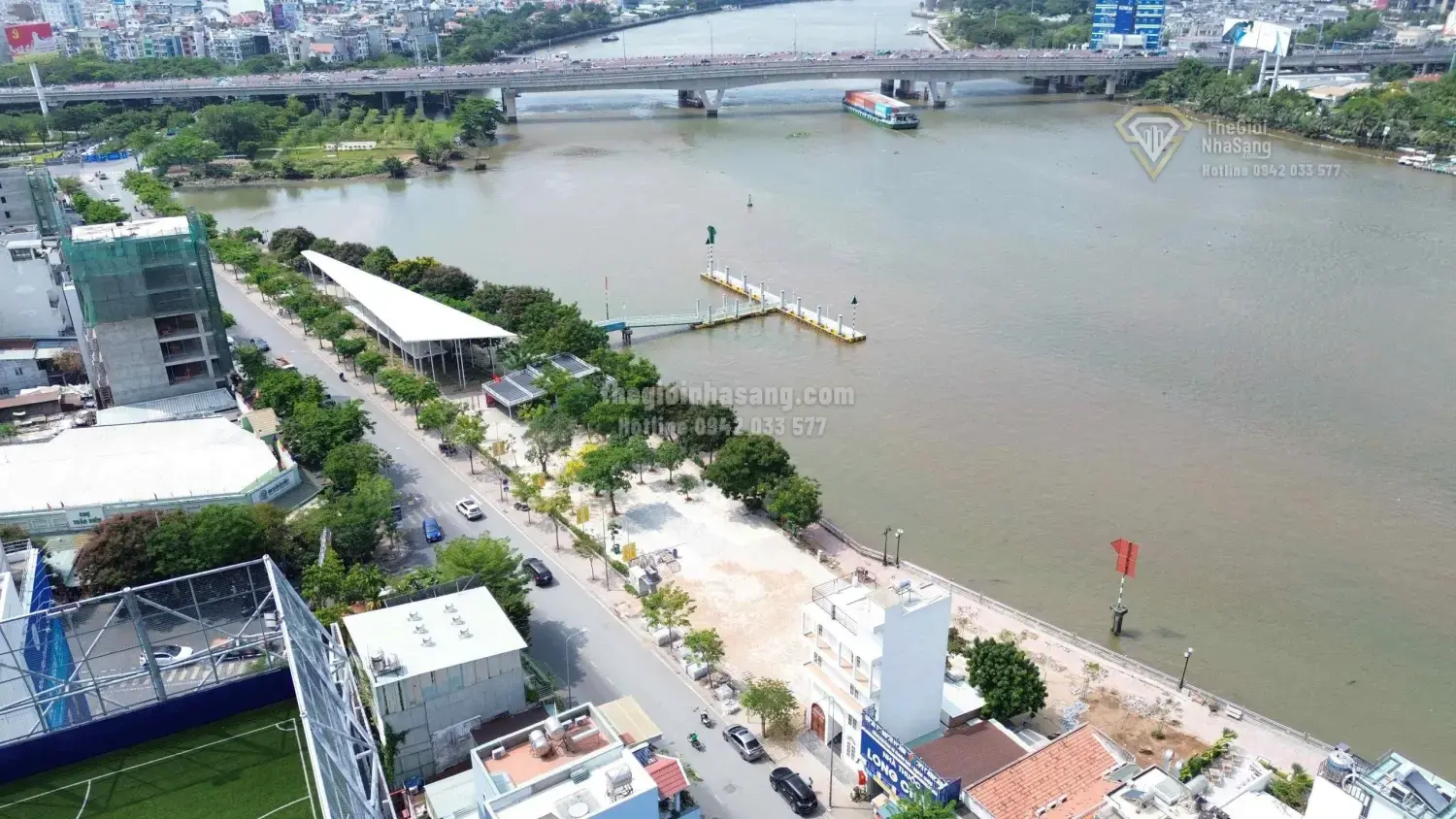 Biệt thự dự án Thảo Điền Quận 2 5 tầng 63 tỷ view sông Sài Gòn Landmark 81