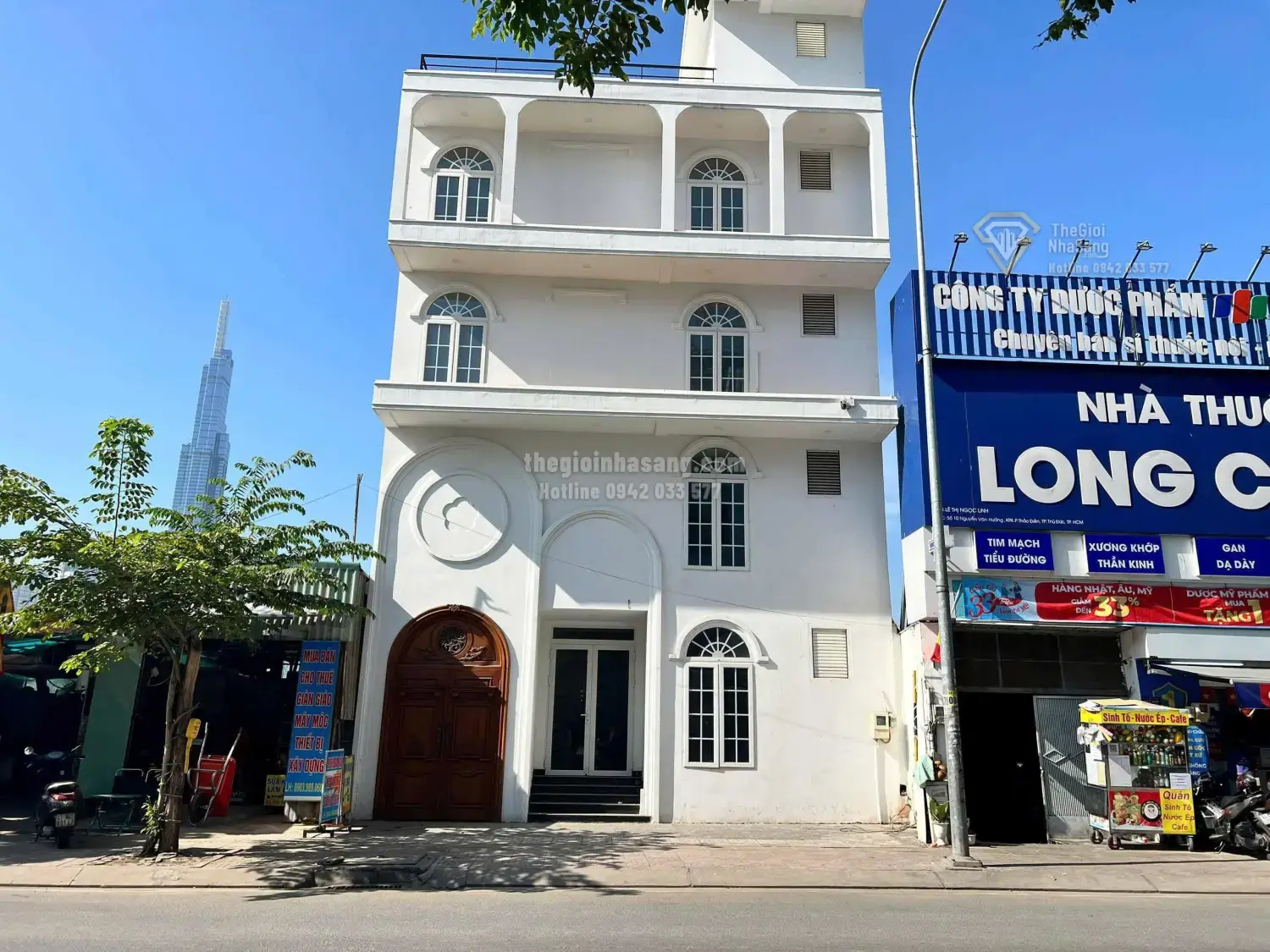 Biệt thự dự án Thảo Điền Quận 2 5 tầng 63 tỷ view sông Sài Gòn Landmark 81