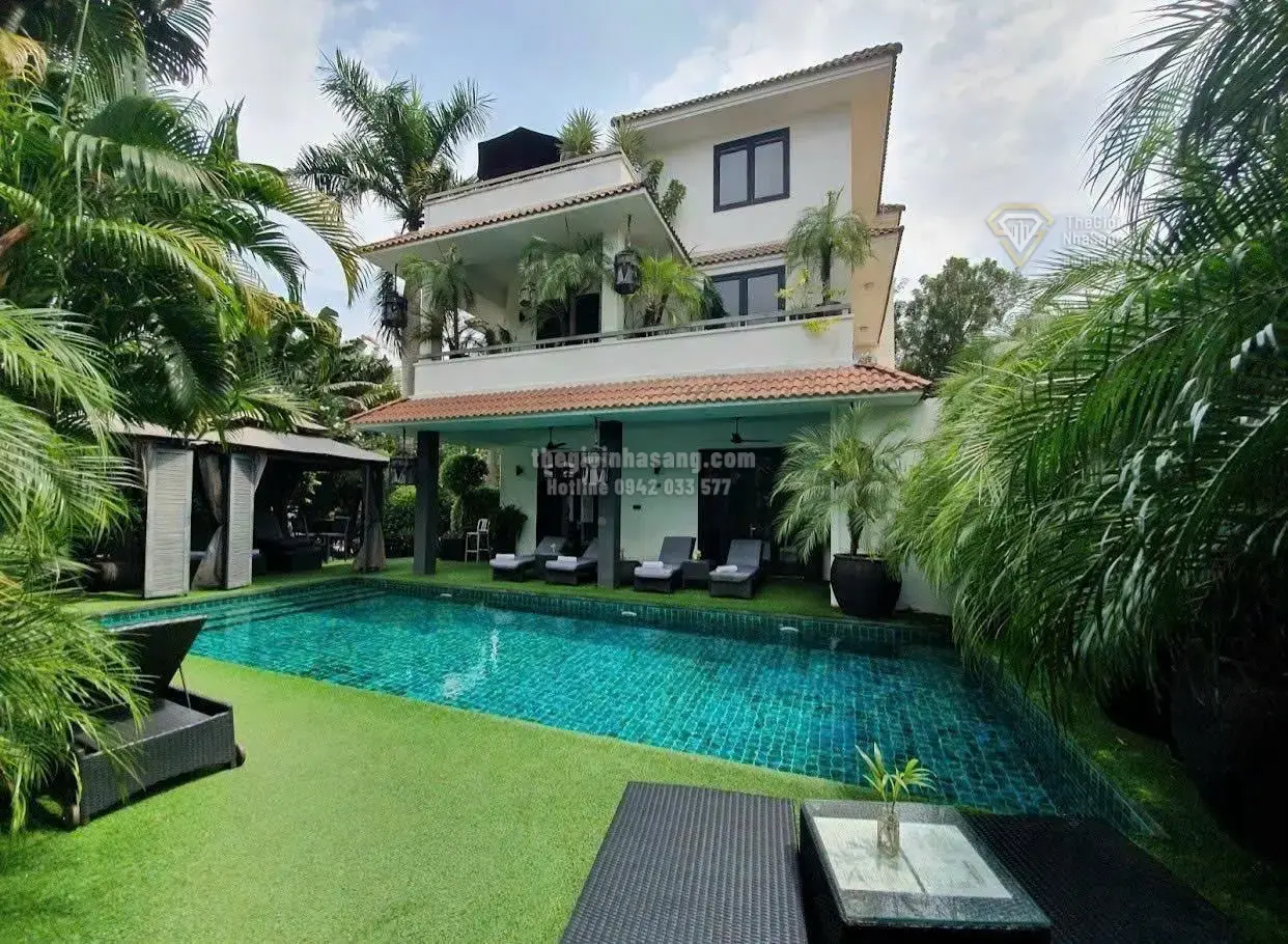 Biệt thự dự án Thảo Điền Quận 2 522m2 view sông Sài Gòn giá 200 tỷ