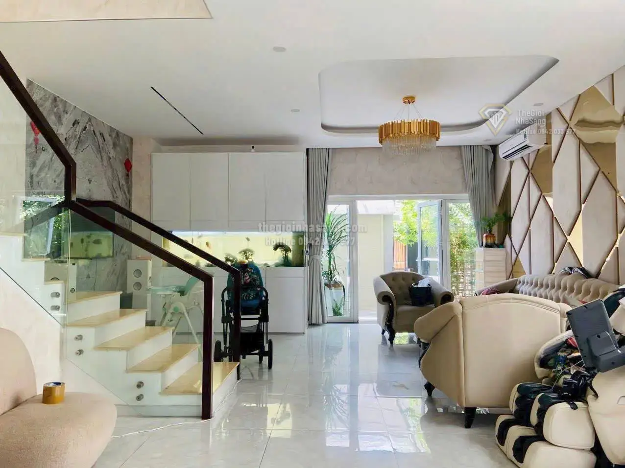 Biệt thự khu compound ABC Trần Não 196m2 3 tầng 48 tỷ