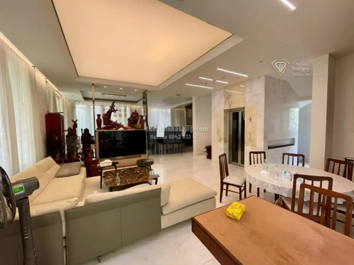 Biệt thự Saroma Villas Thủ Thiêm 343m2 4 phòng ngủ giá 330 tỷ