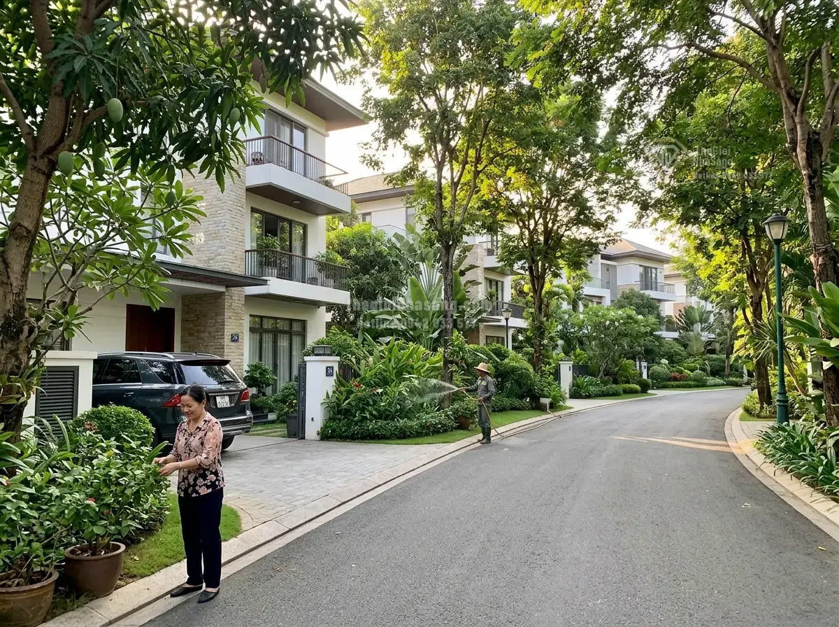 Biệt thự Ven Sông dự án EverGeen Quận 7 diện tích 600-1000m2 giá 350 triệu USD