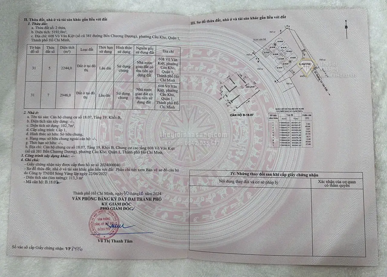 Căn hộ dự án Zenity Quận 2 116m2 3PN 16 tỷ