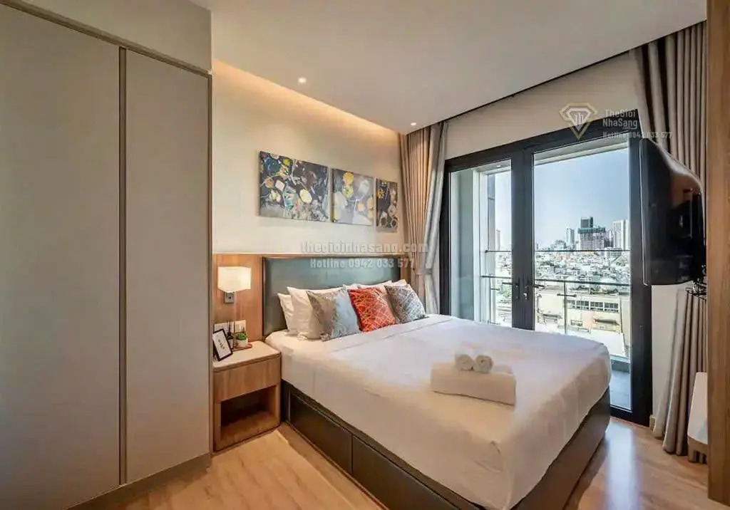 Căn hộ Zenity Quận 1 94m2 2PN 2WC giá 32 triệu/tháng