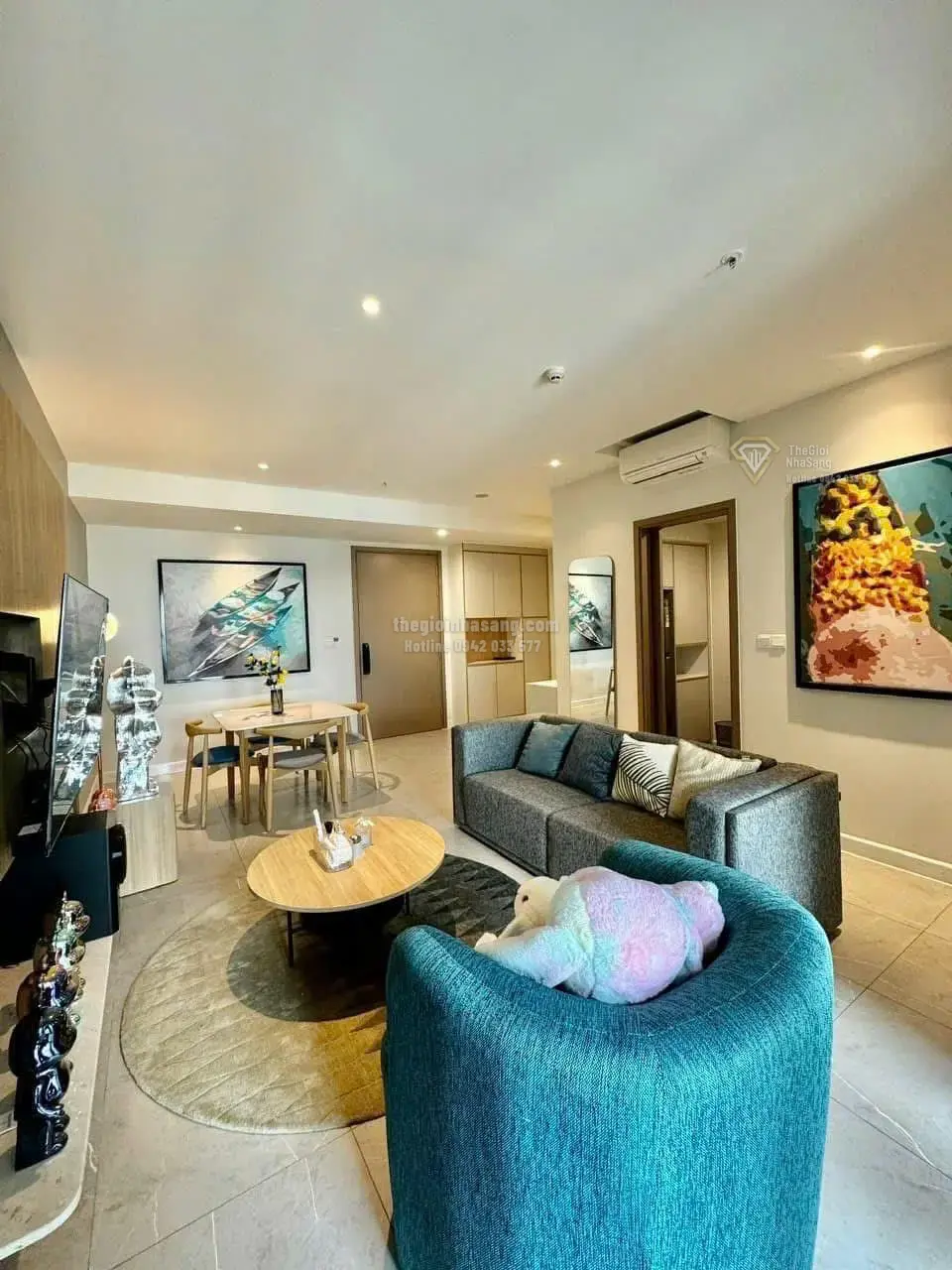 Căn hộ Zenity Quận 1 94m2 2PN 2WC giá 32 triệu/tháng