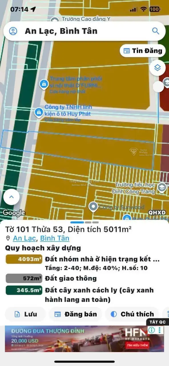 Đất nền cụm công nghiệp Phước Bình Long Thành Đồng Nai 580,000m2 giá 986 tỷ