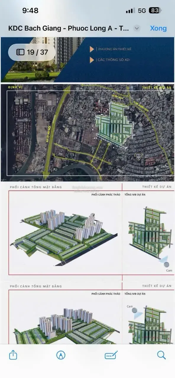 Đất nền dự án Bach Giang Quận 9 (TP. Thủ Đức) 26.35ha giá 2.7 tỷ