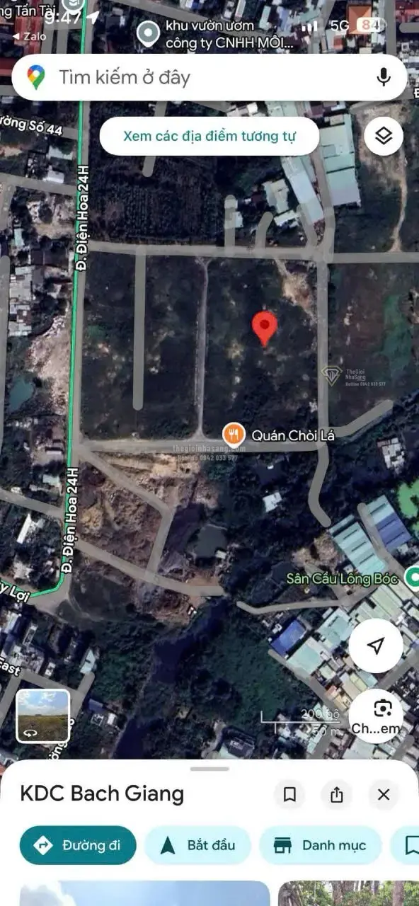 Đất nền dự án Bach Giang Quận 9 (TP. Thủ Đức) 26.35ha giá 2.7 tỷ