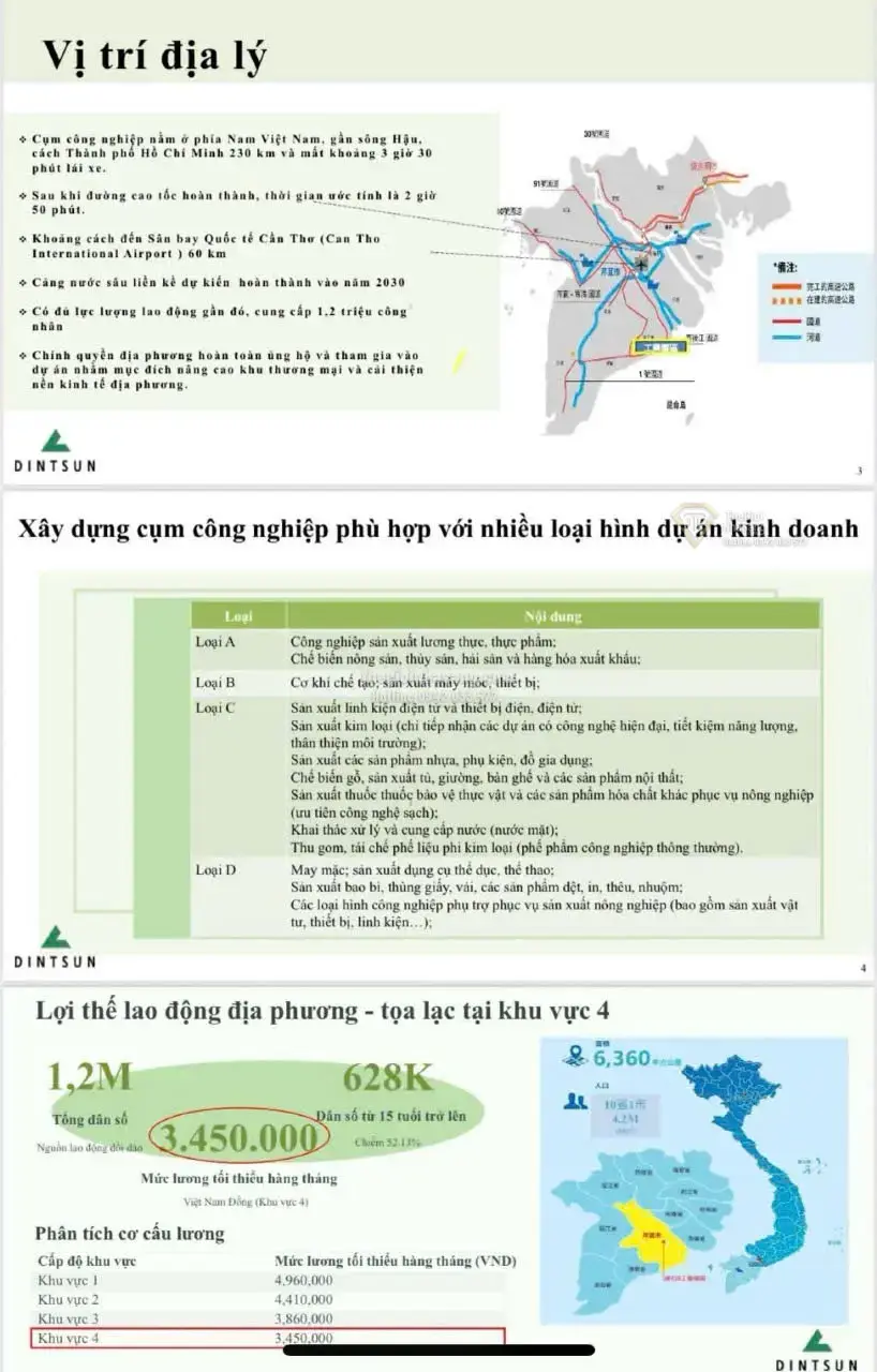 Đất nền dự án Cụm Công Nghiệp Cần Thơ, Cần Thơ, diện tích 539,000 m2, giá 1.6816T VNĐ