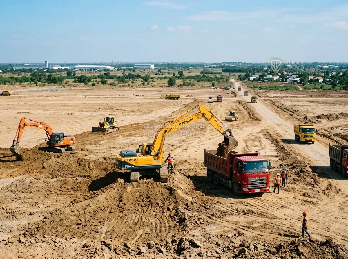 Đất nền dự án LOGISTICS BW Tân Hiệp Long Thành Đồng Nai diện tích 644,030m2 giá 1.2 tỷ