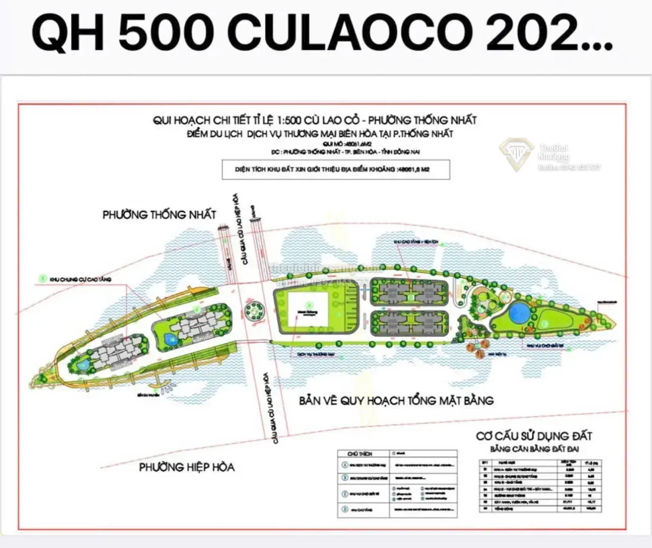 Đất nền dự án PTDA Biên Hòa Tam Phước 80,394m2 giá 390 tỷ