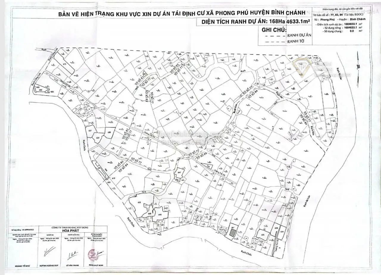 Đất nền dự án PTDA Phong Phú Bình Chánh 168ha giá từ 5.888 tỷ