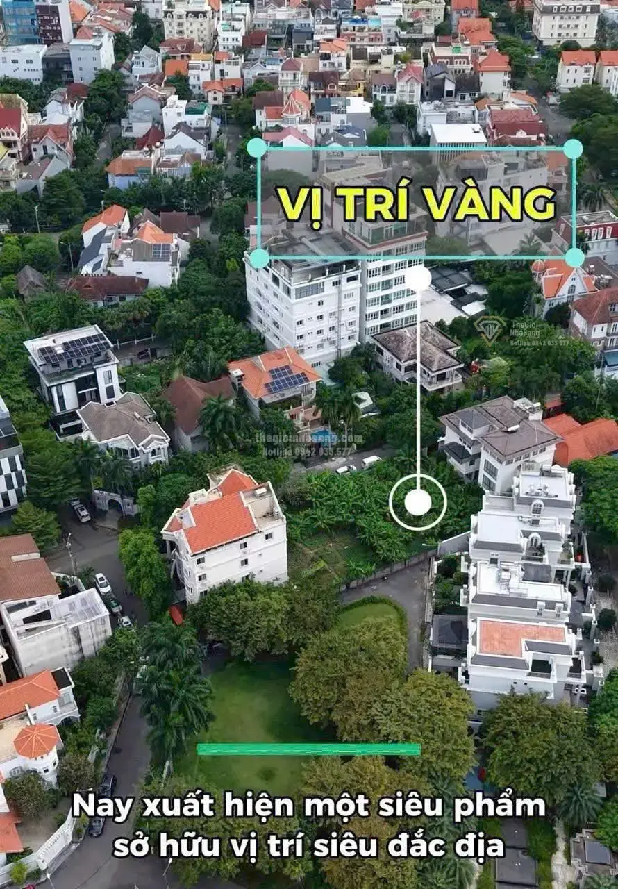 Đất nền khu compound Nguyễn Văn Hưởng Thảo Điền 485m2 giá 130 tỷ