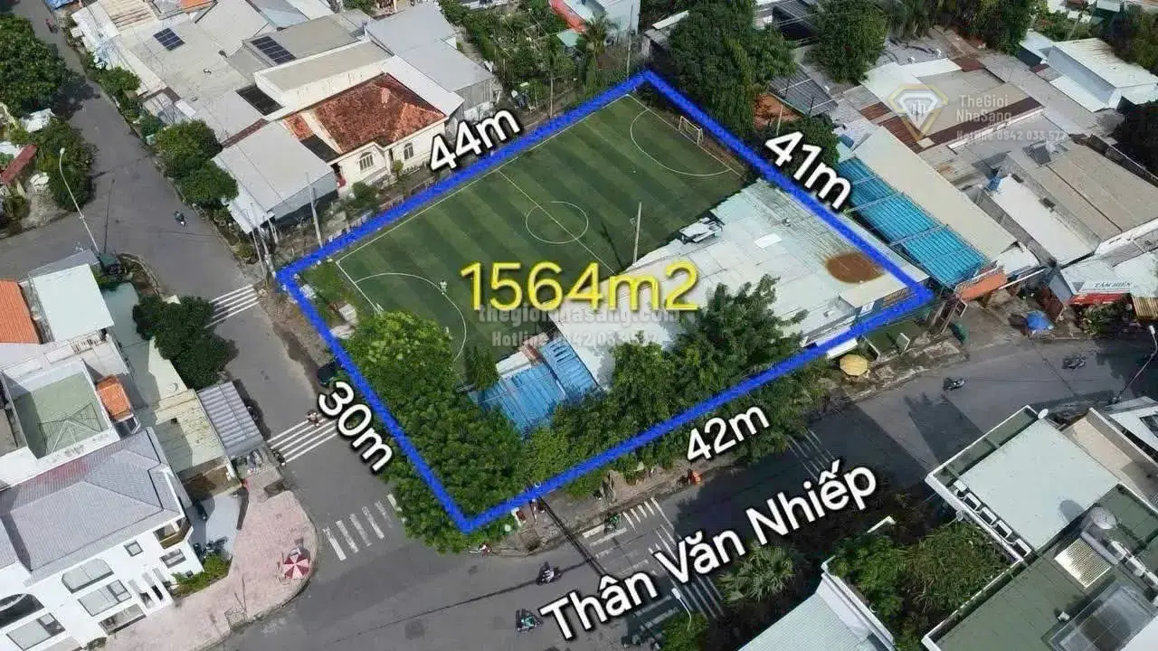 Đất nền quận 2 góc 2 mặt tiền Thân Văn Nhiếp 1564m2 giá 160 triệu/m2