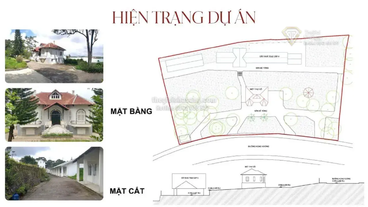 Đất xây dự án khách sạn tại Đà Lạt, diện tích 8879m2, giá 57 triệu/m2