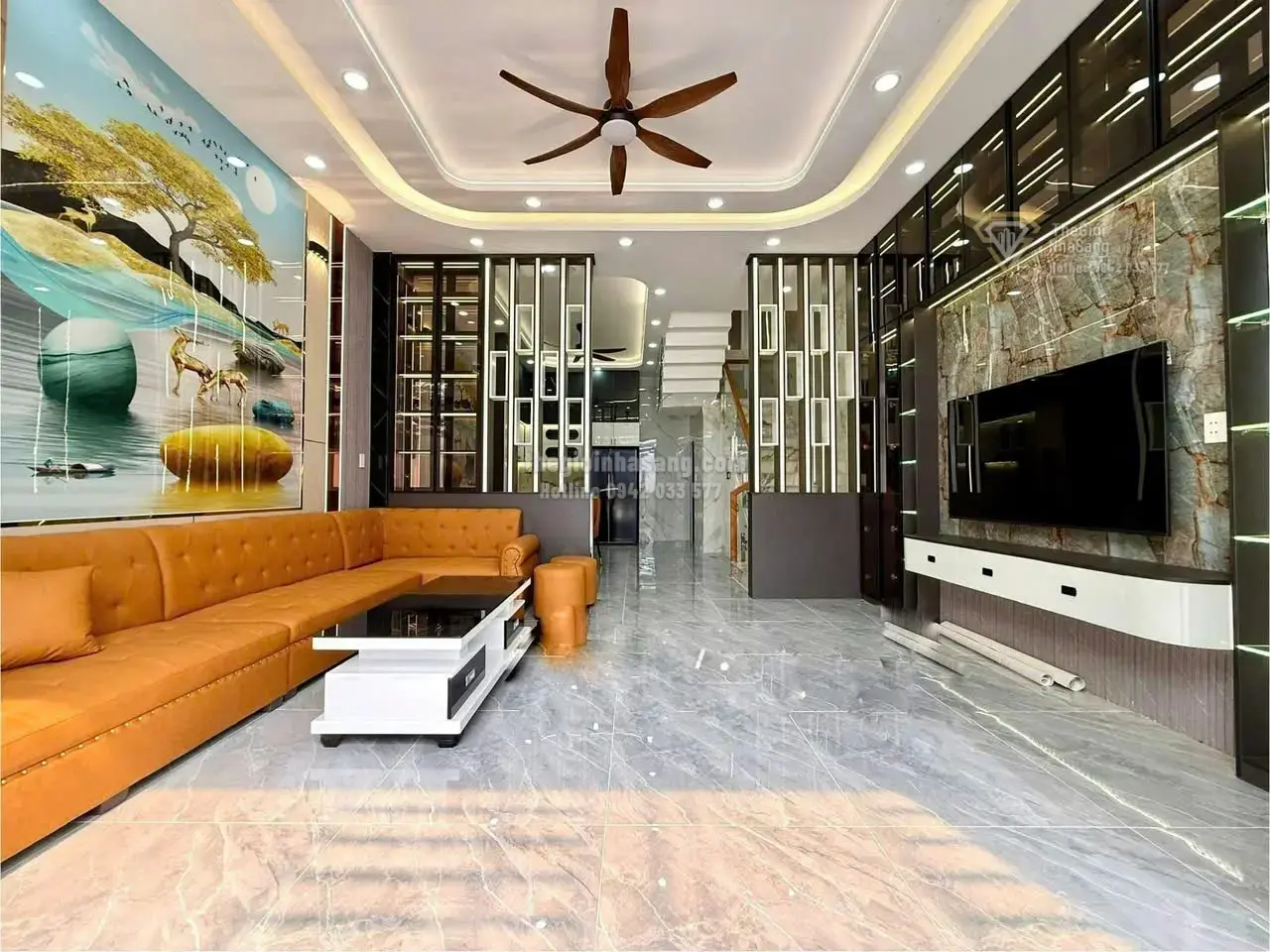 Nhà phố cao cấp Thạnh Lộc 37, Quận 12, 5 phòng ngủ, 95m2, giá 6.99 tỷ