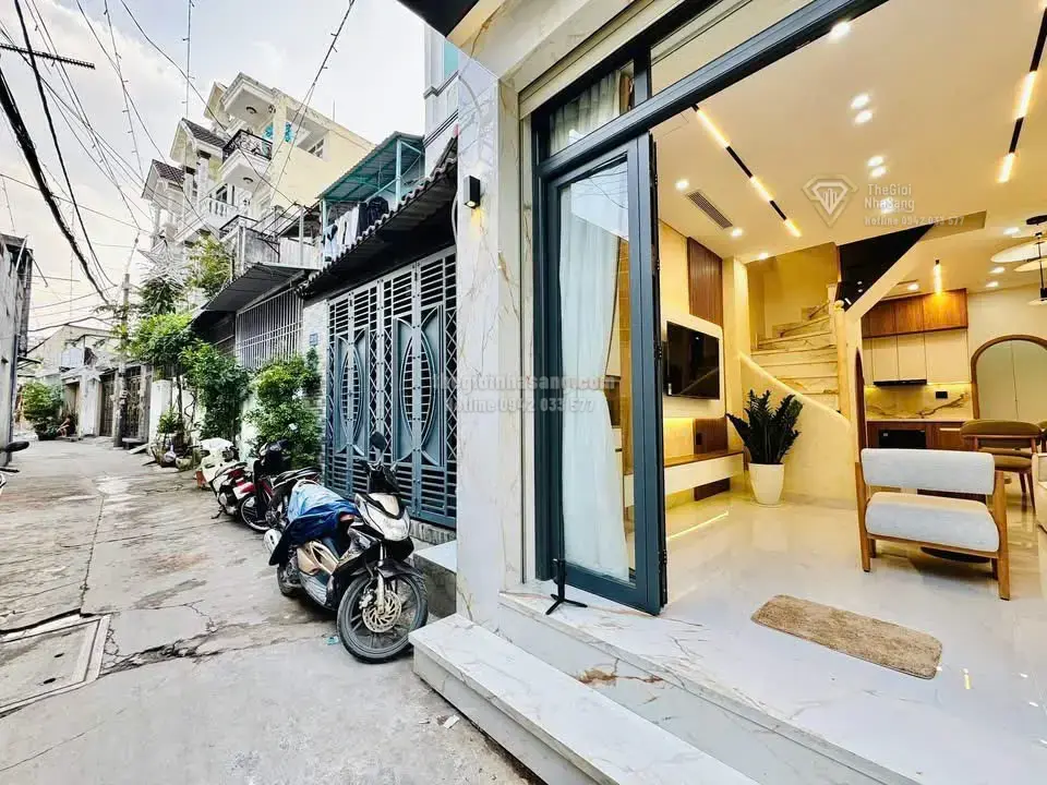 Nhà phố dự án tại P15 Gò Vấp 43m2 4 phòng ngủ 6.38 tỷ