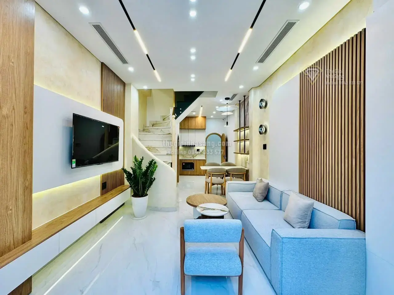 Nhà phố dự án tại P15 Gò Vấp 43m2 4 phòng ngủ 6.38 tỷ