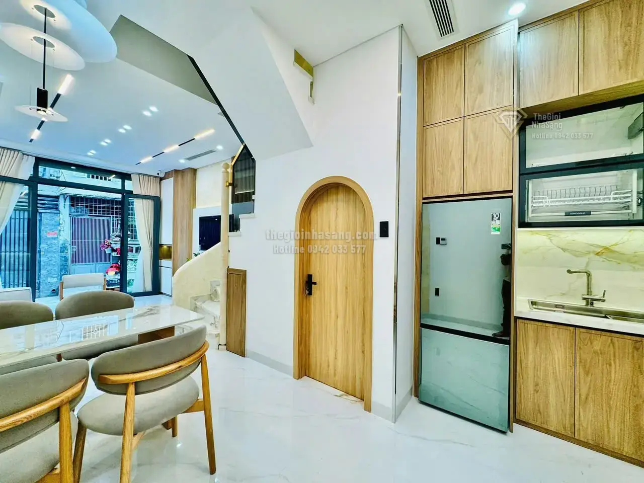 Nhà phố dự án tại P15 Gò Vấp 43m2 4 phòng ngủ 6.38 tỷ