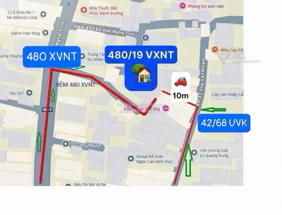 Nhà phố KHU D P25 Bình Thạnh 46.7m2 5 phòng ngủ 8.25 tỷ