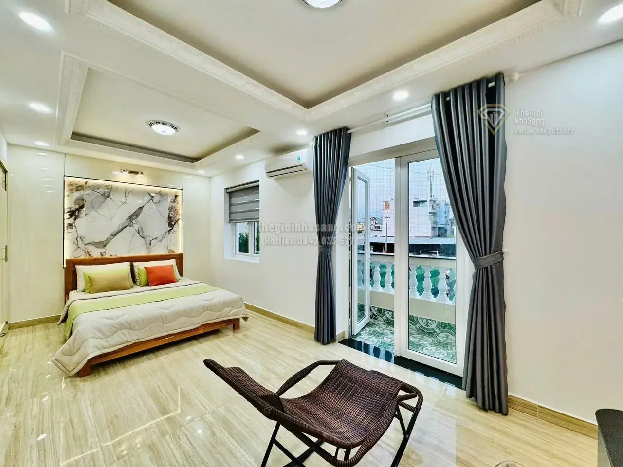 Nhà phố khu đồng bộ Gò Vấp 38m2 3 phòng ngủ full nội thất giá 6.95 tỷ