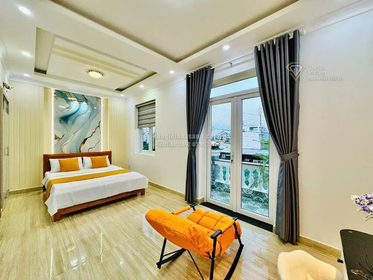 Nhà phố khu đồng bộ Gò Vấp 38m2 3 phòng ngủ full nội thất giá 6.95 tỷ