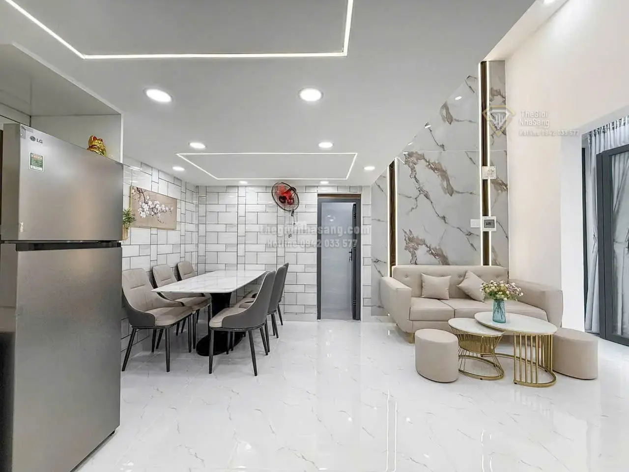 Nhà phố khu vực Phan Văn Trị, P11 Bình Thạnh 33m2 3PN 3WC giá 6.95 tỷ