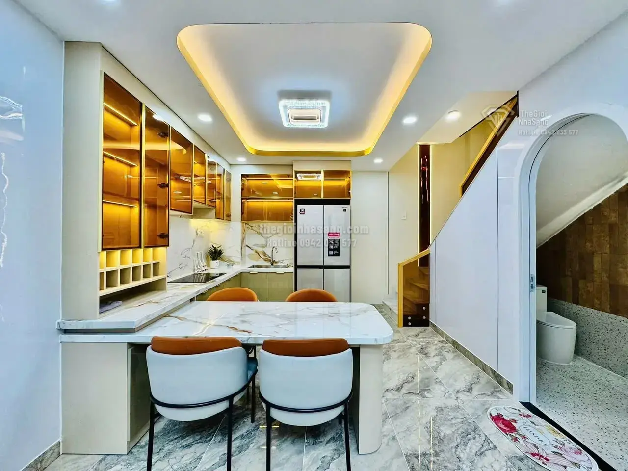 Nhà phố Lý Thường Kiệt Gò Vấp 40m2 4 phòng ngủ 8.8 tỷ