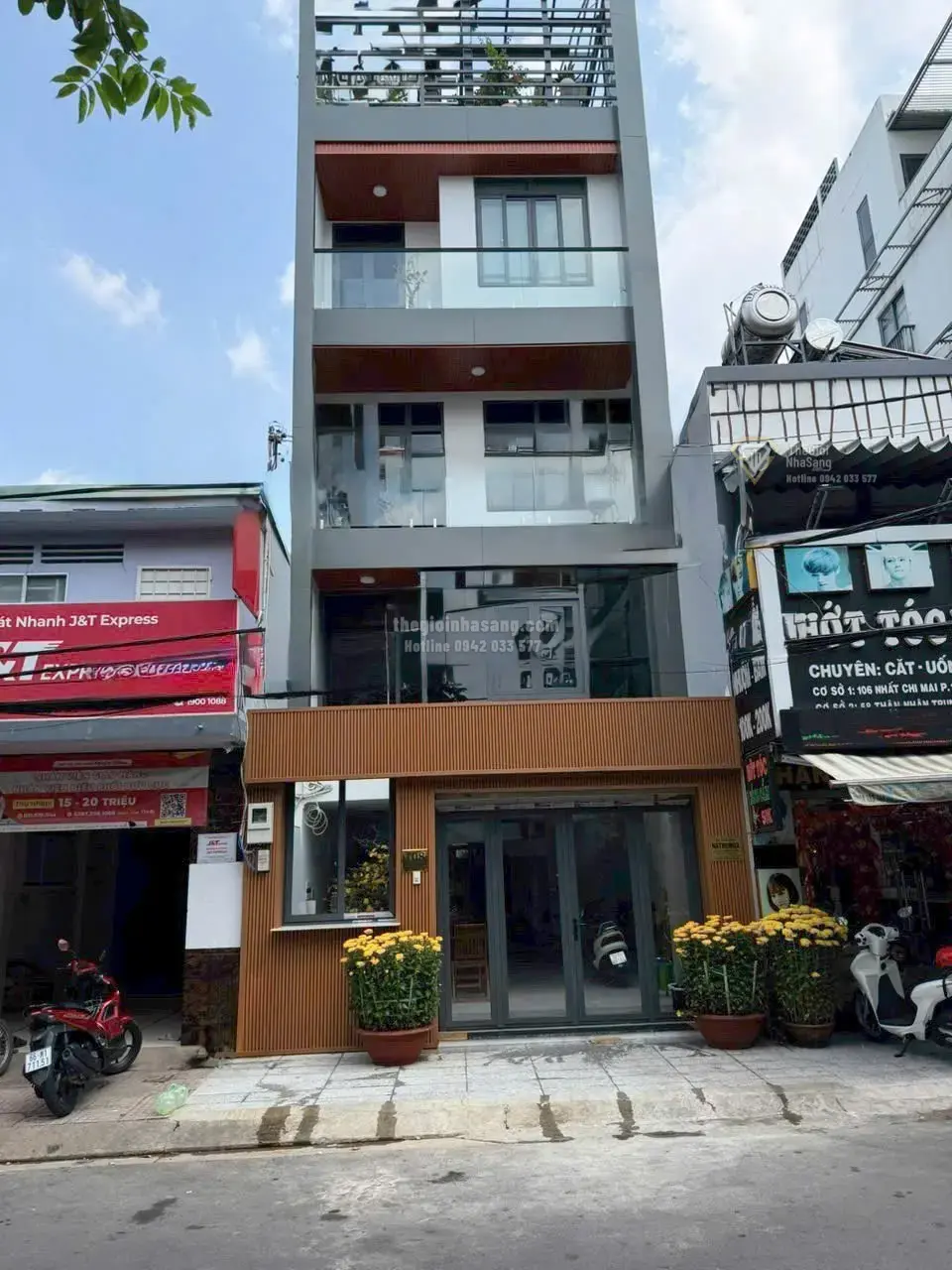 Nhà phố mặt tiền Nhất Chi Mai, Quận Tân Bình, 95.8m2, 5 tầng, giá 28 tỷ