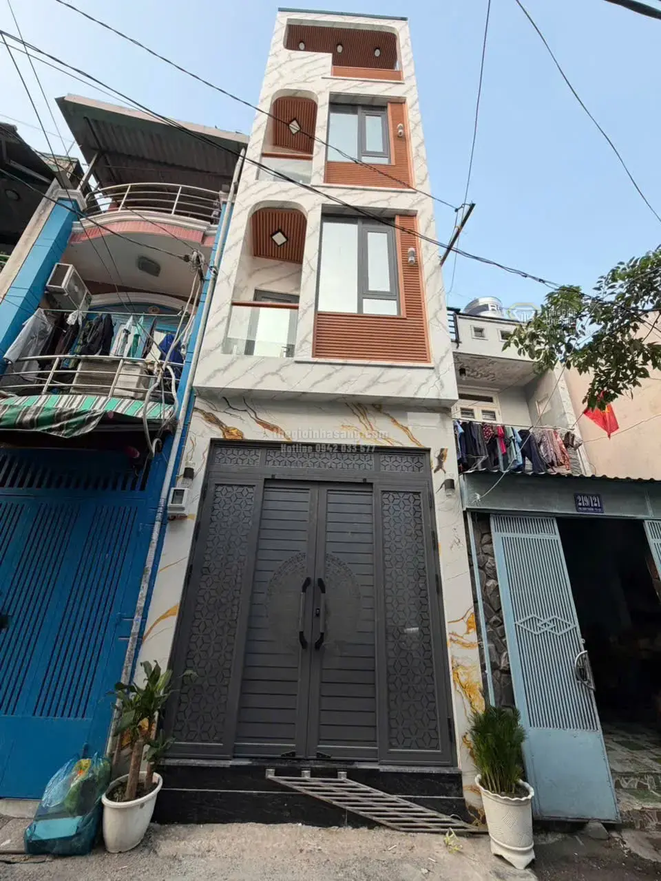 Nhà phố tại 219/123 Mai Xuân Thưởng Quận 6, 6PN, 120m2, giá 8.38 tỷ