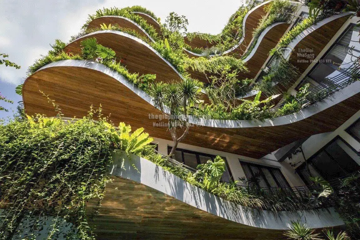 Nhà phố Vườn Treo Babylon Quận 1 diện tích 309m2 5 tầng giá 140 tỷ