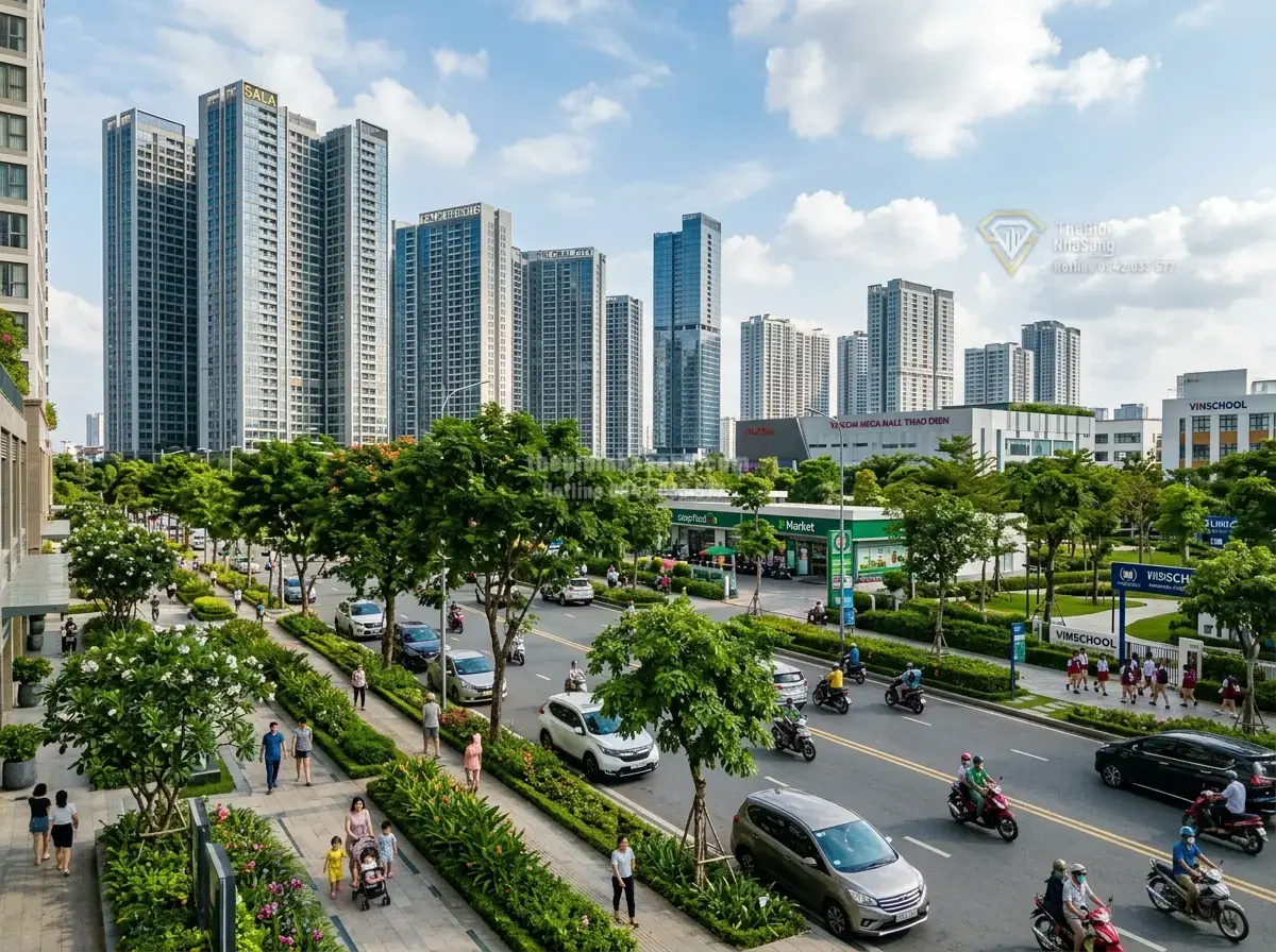 Shophouse dự án LakeView Global City Quận 2, diện tích 500m2, 5 tầng, giá thỏa thuận