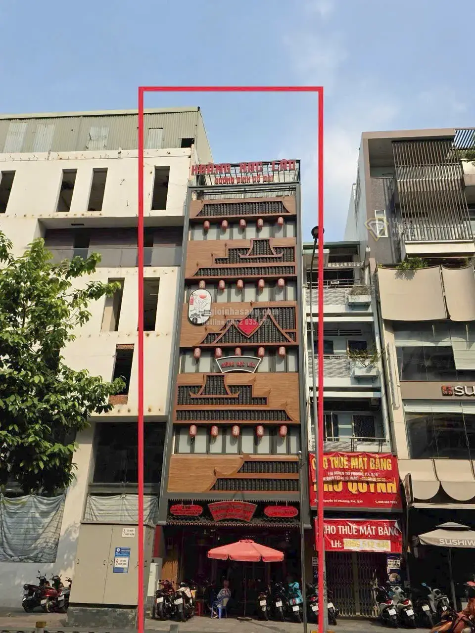Tài sản Nguyễn Tri Phương Quận 10 80.8m2 6 tầng giá 65 tỷ