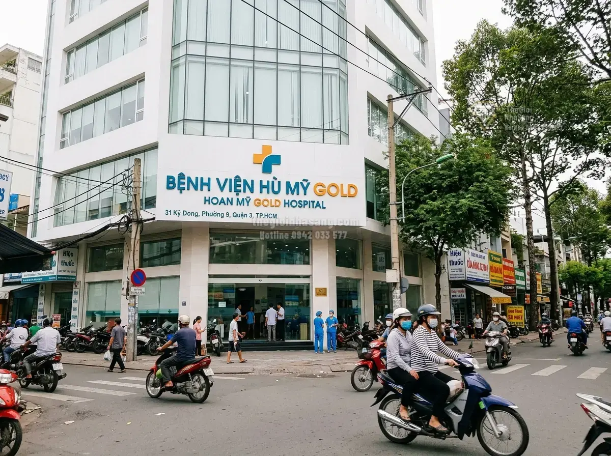 Tài sản Trung tâm Y Khoa Hoàn Mỹ Gold Kỳ Đồng Quận 3 diện tích 583.2m2 giá 460 tỷ