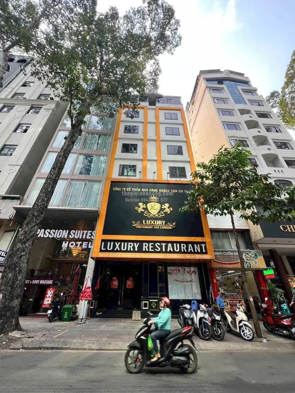 Tòa nhà Hotel & Karaoke dự án 21 Bùi Thị Xuân Quận 1 diện tích 129m2 giá 130 tỷ