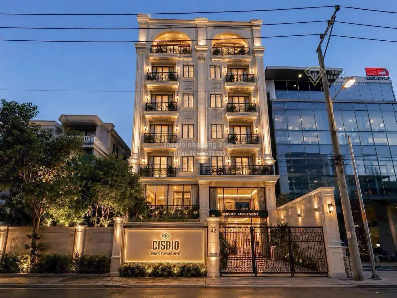 Tòa Nhà Mặt Tiền Đặng Dung Quận 1 340m2 giá 185 tỷ
