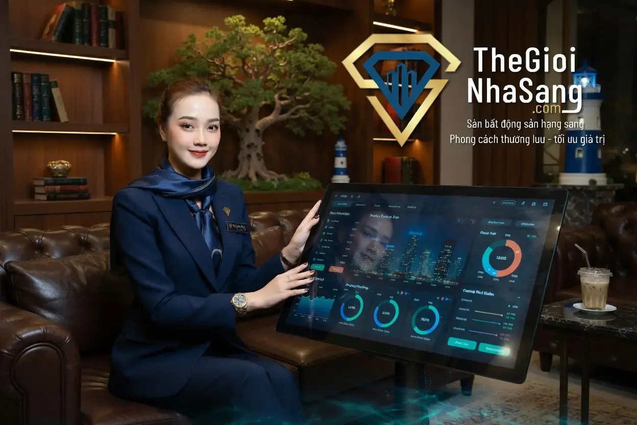 Công nghệ AI xác thực thông tin cộng đồng nhà sang và nhà sang trọng.